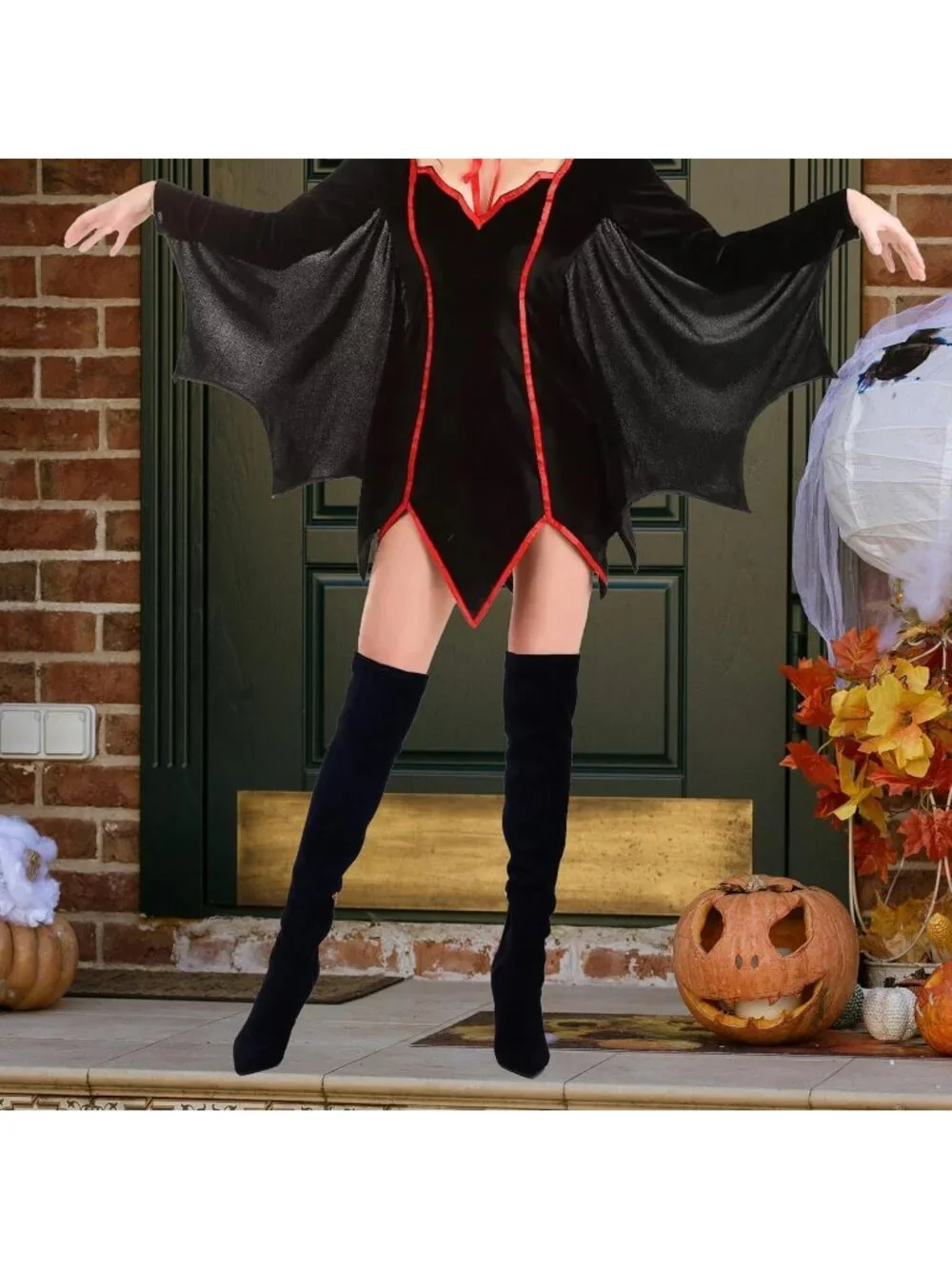 🆕 Women's Suede Black Wools Over The Knee Boot Stiletto Pointed Toe High Heel